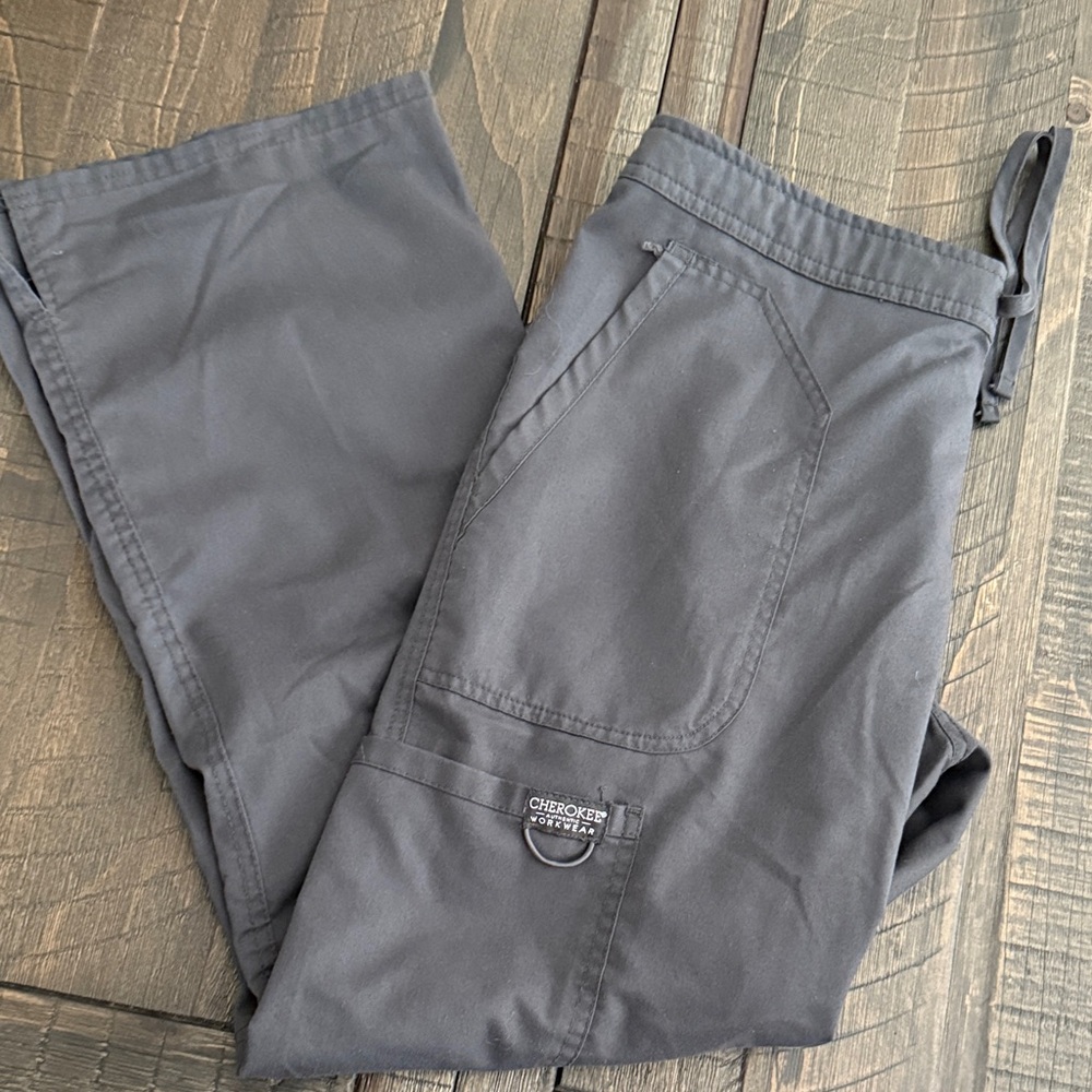 Grey scrub bottoms Cherokee Brand